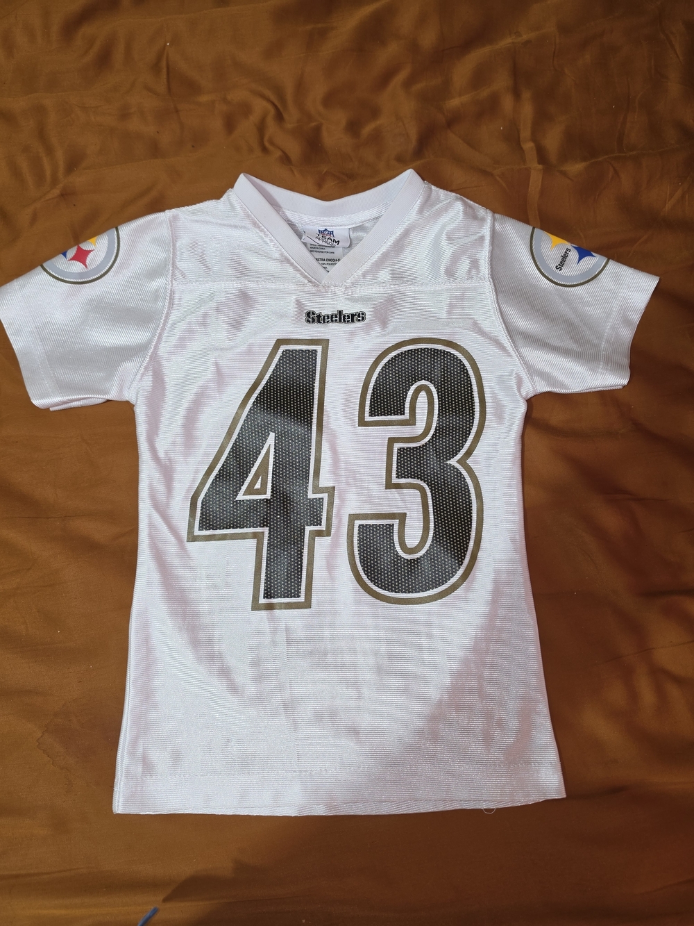 Youth Girl Xsmall Sz 4/5 Polamalu 43 Jersey